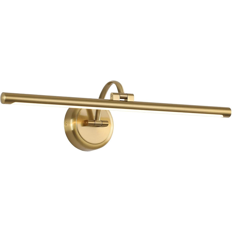 23.62" Dimmable Brass Swing Arm LED Picture Light