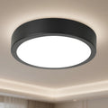 11" Black 5CCT Dimmable LED Flush Mount Light