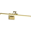 23.39" Brass Hard-Wired Gallery Picture Light