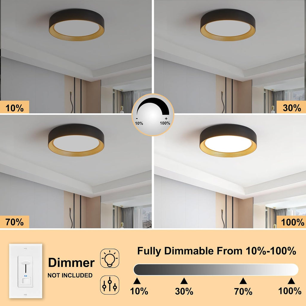 15.75" 5CCT LED Flush Mount Light