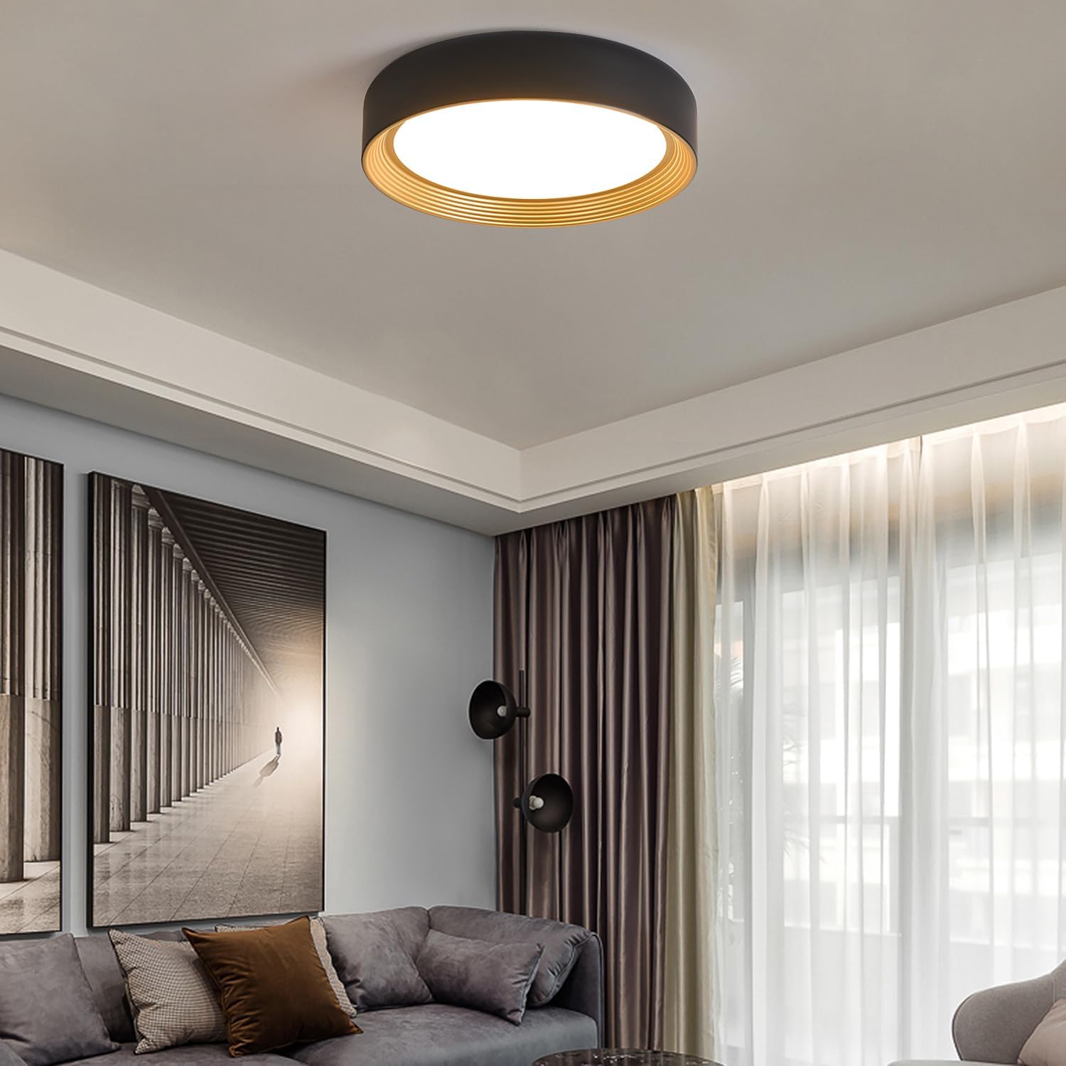 15.75" 5CCT LED Flush Mount Light