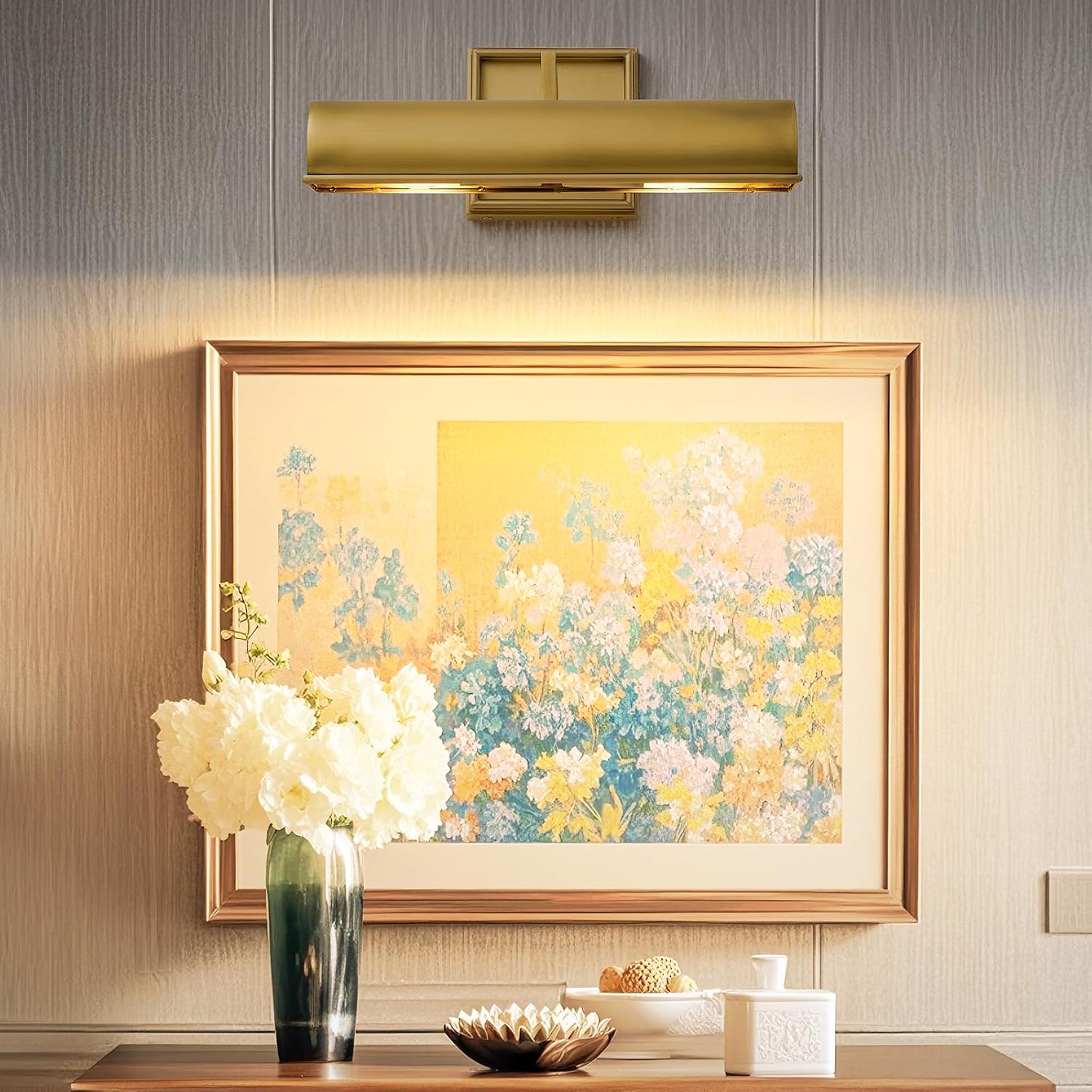 Linear Brass Art Picture Light