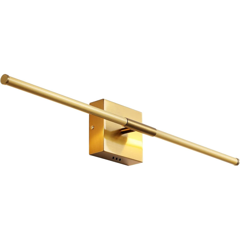 28" LED Brass Gold Wall Sconce